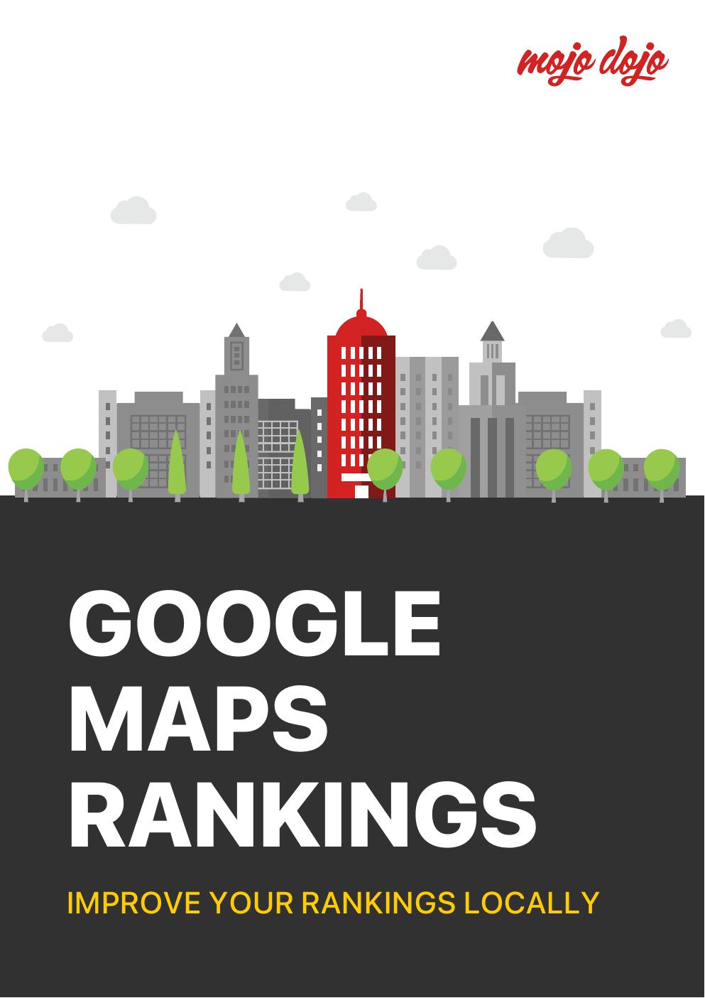 Google Maps Rankings — Improve your rankings locally, playbook cover