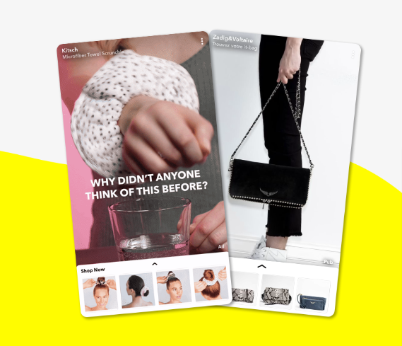 Example of collection ads