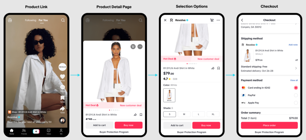 TikTok shop feature 