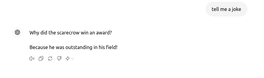 ChatGPT generated joke