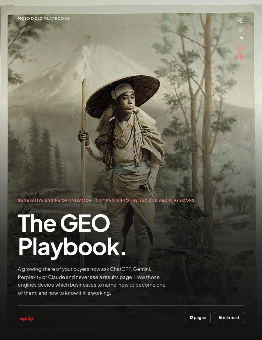 The GEO Playbook