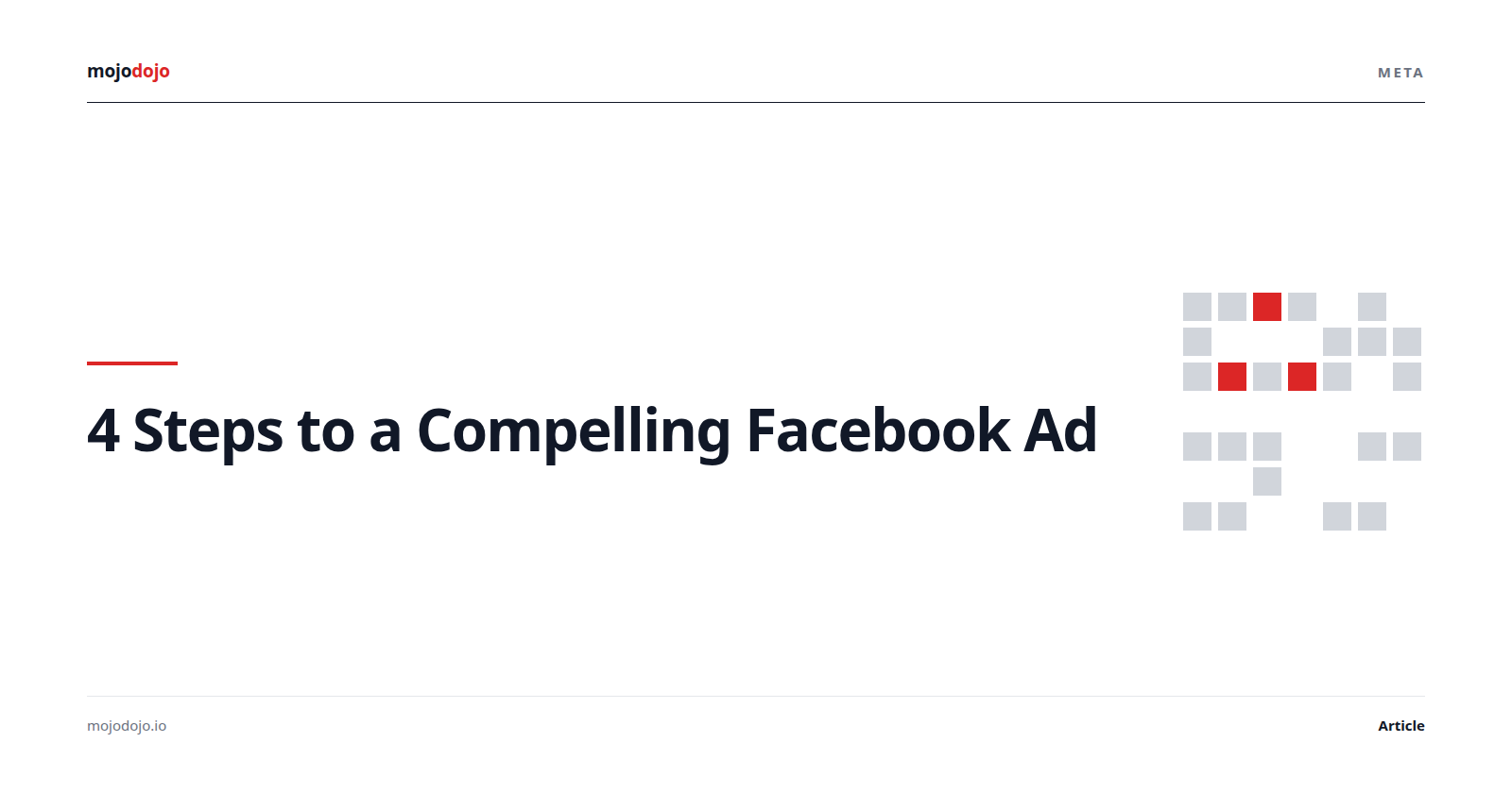 4 Steps to a Compelling Facebook Ad