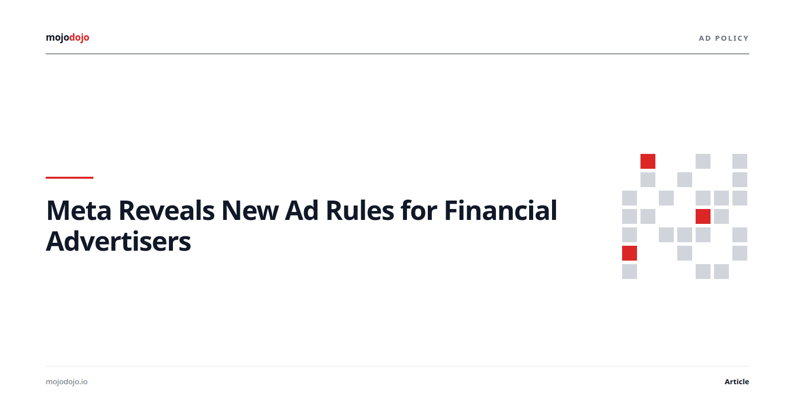 Meta Reveals New Ad Rules for Financial Advertisers 