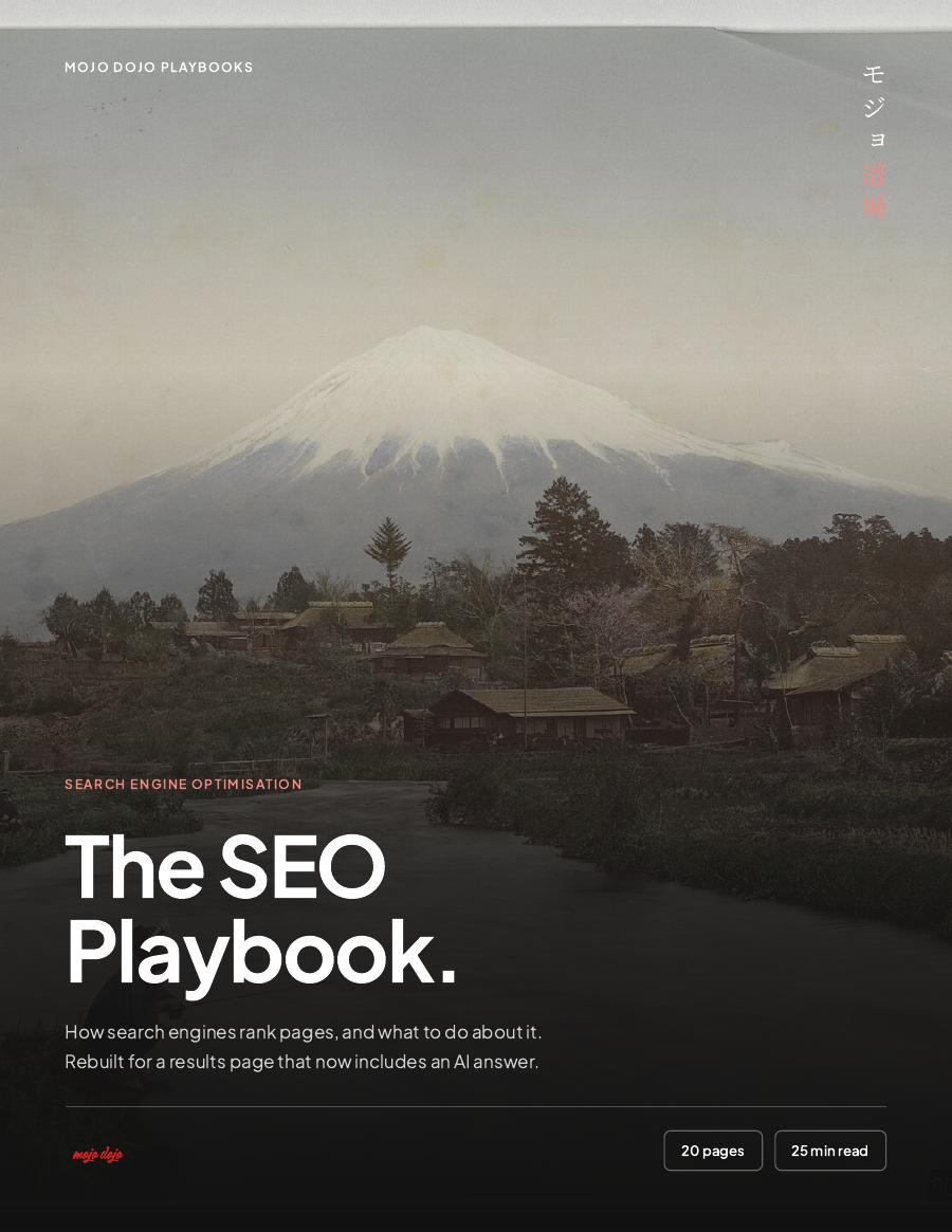The
SEO
Playbook cover