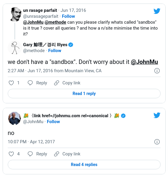 google sandbox denial