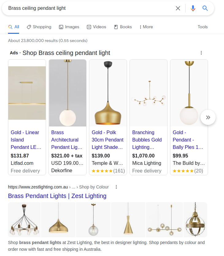 brassceilingpendantlightSERP