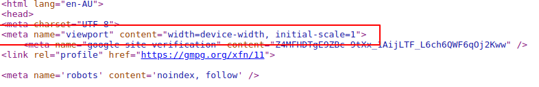 Meta Viewport